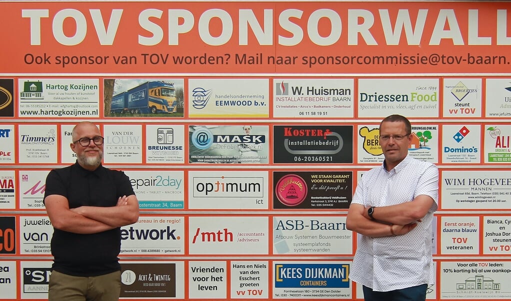 Martijn Geurts (links) en Stephan de Vreede gaan samen de kar trekken bij TOV.