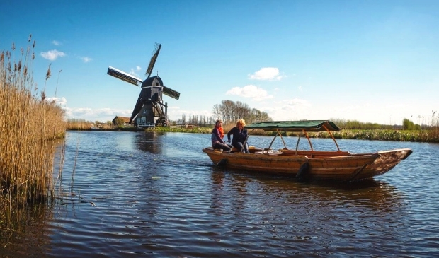 Sampan op de Giessen...