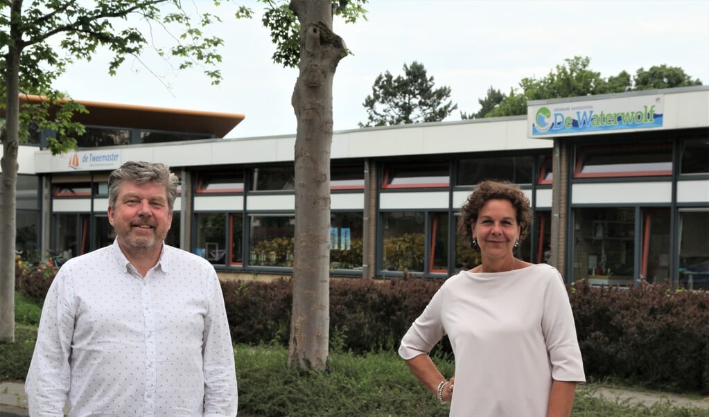 De beide schooldirekteuren: Ardy Henneman en Saskia de Vos.