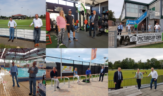 De wethouder op bezoek bij Amstelveens sportclubs.
