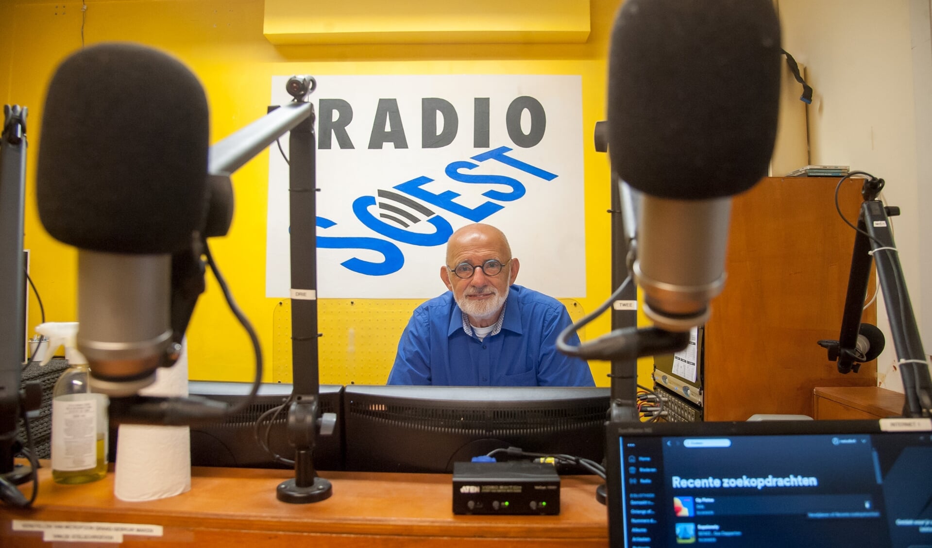 Hans Groot, voorzitter van Radio Soest: ,,Zonder fusie verlies je als lokale omroep op de (middel)lange termijn je bestaansrecht.