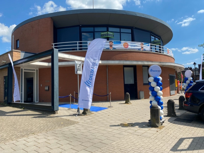 Glasvezel pop-up store Scherpenzeel