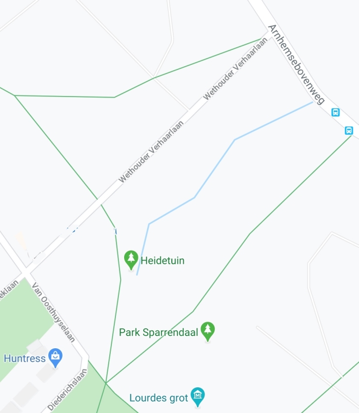 Ligging Heidetuin