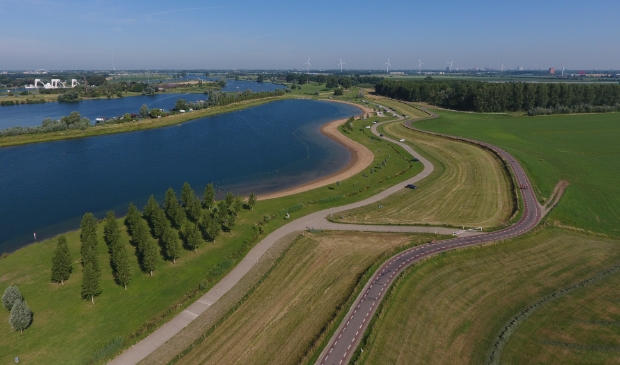 Lekdijk tussen het Culemborgse Veer en de Beatrixsluis