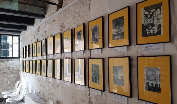 Een deel van de foto-expositie . (Foto: Nationaal Orgelmuseum)