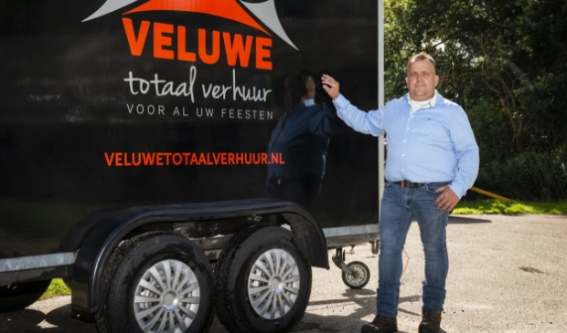 Eigenaar Wilberd Pater van Veluwe Totaal Verhuur. ,,Van begin tot eind de juiste service en kwaliteit.''