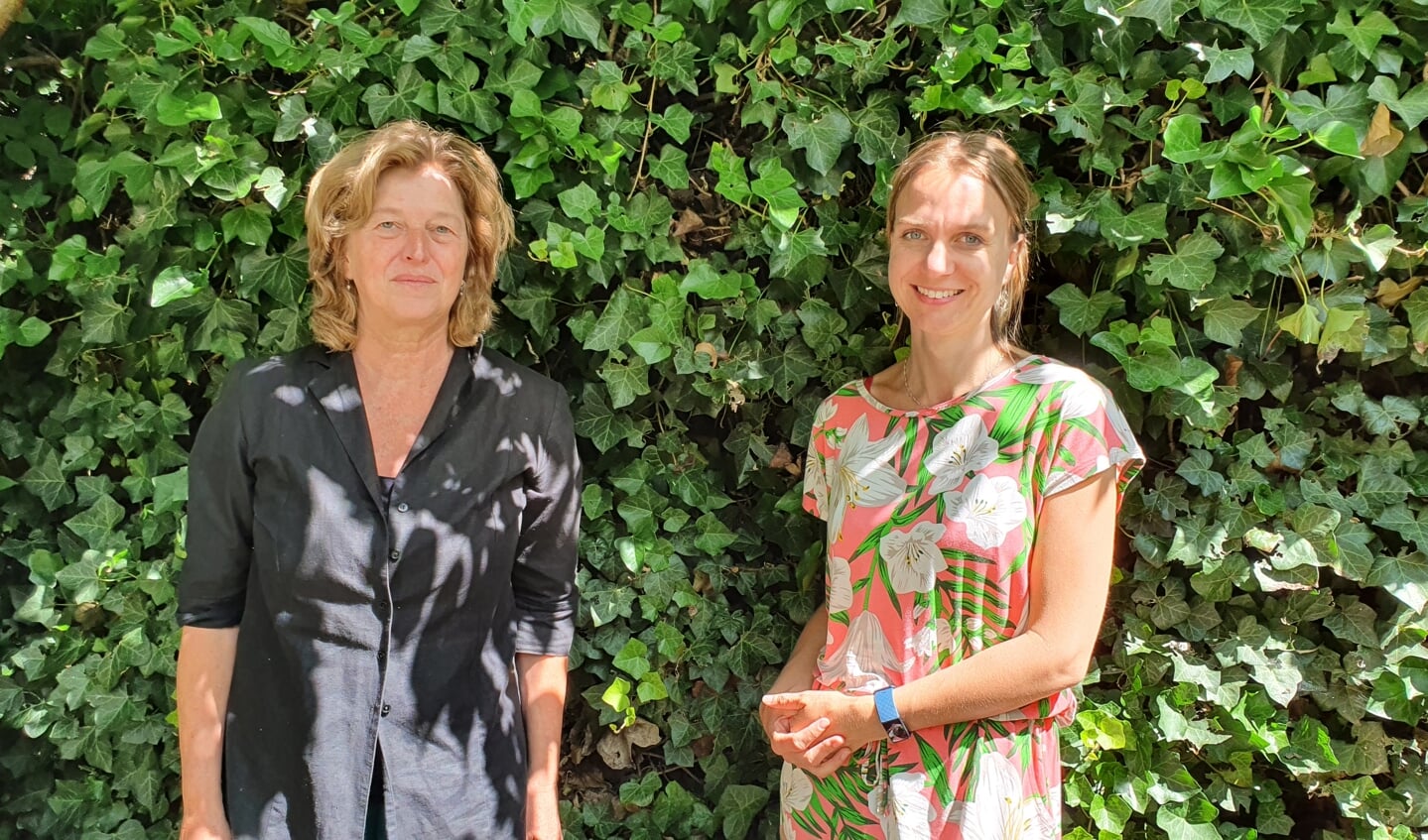 Links Margot en rechts Marije, beide geestelijk verzorger in Houten