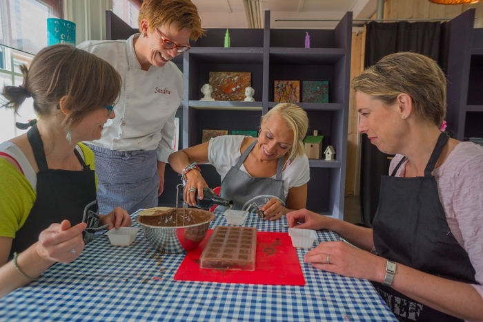 Vulling bonbon maken