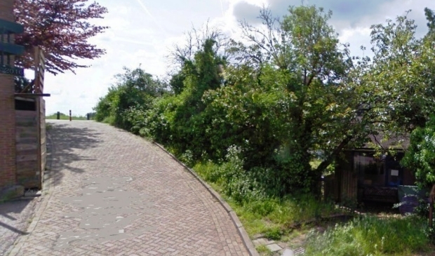 De steile afrit bij de Tolsteeg!