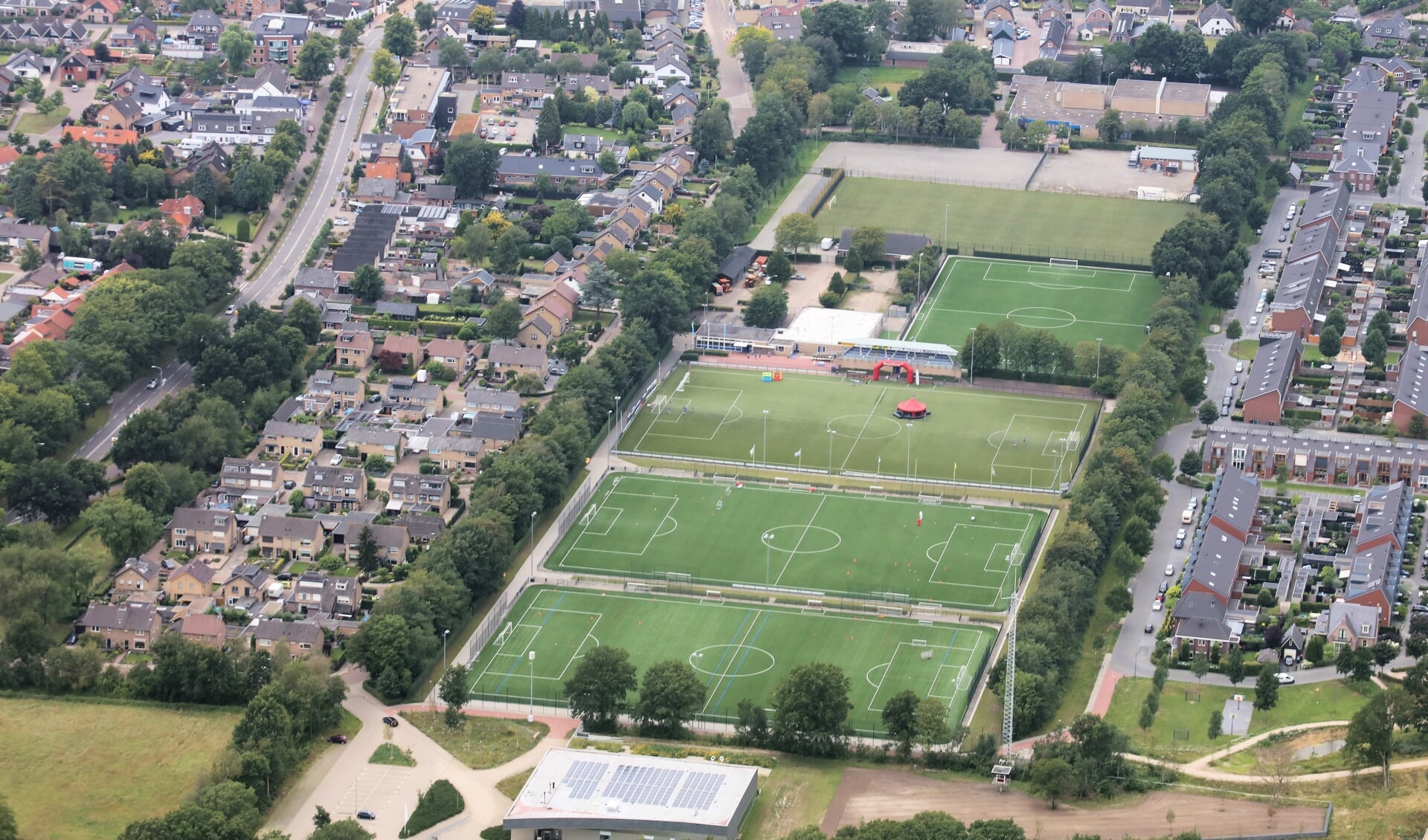 Het VVOP-sportcomplex in Voorthuizen.