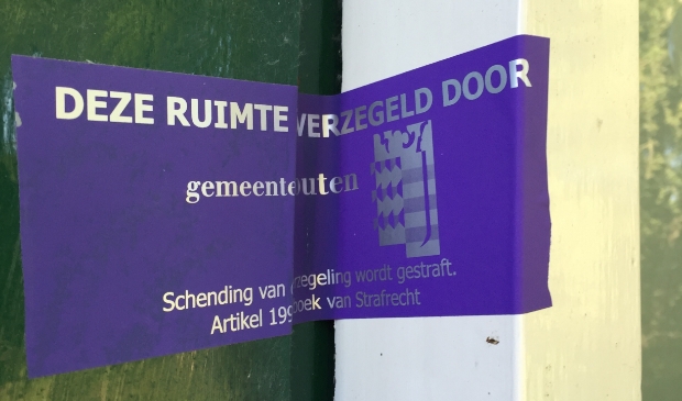 Verzegeling bedrijfswoning Koppeldijk