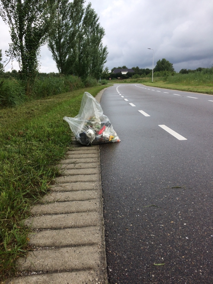 zak met afval