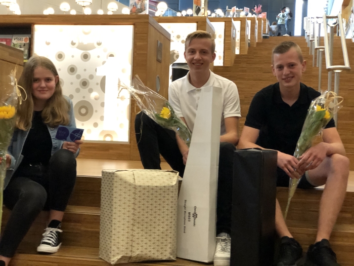Leerlingen guido gelukkig met hun prijzen