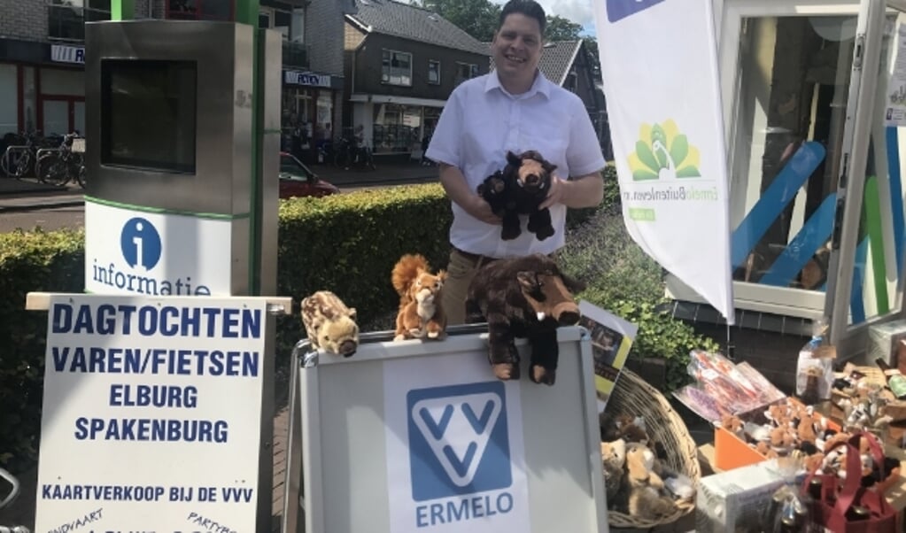 Ronnie Regeling organiseert met de VVV Ermelo deze zomer kleinschalige activiteiten voor inwoners en toeristen. (Foto: Marco Jansen)