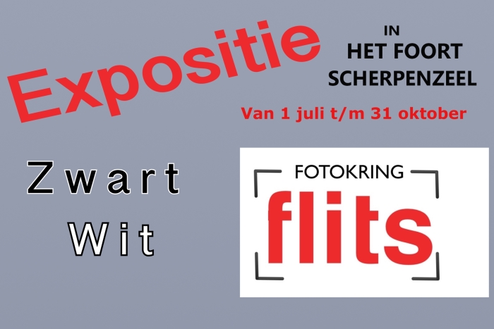 de aankondigings poster voor de expositie