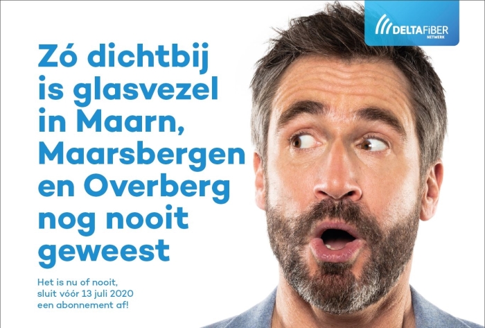 Nu of nooit glasvezel!