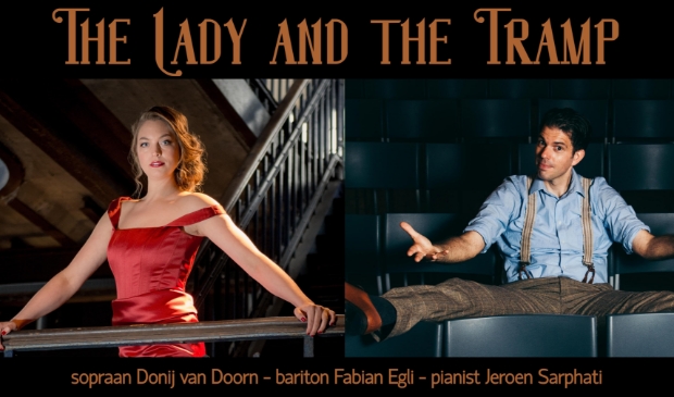 Donij van Doorn en Fabian Egli treden op in het Nieuwe Normaal Theater op landgoed Leusderend.