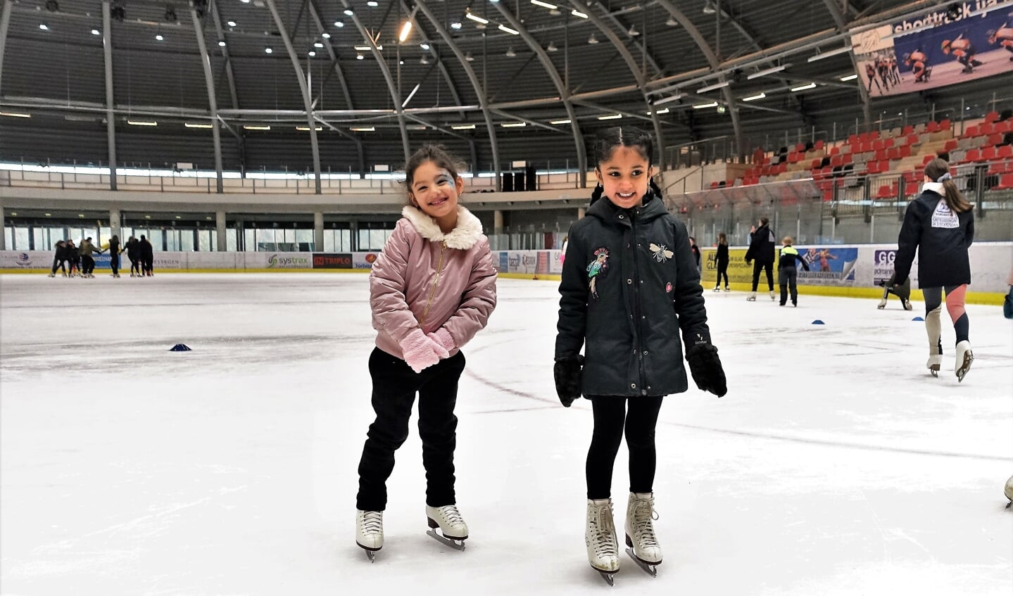 schaatsles op de Dordtse sportboulevard