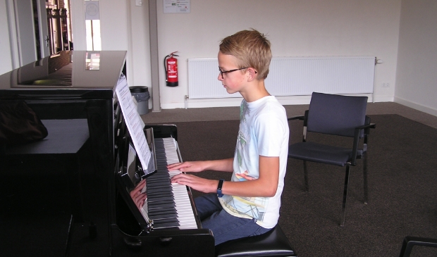 Pianist Daan Steenbeek.