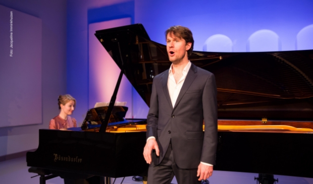 Yvonne Gesler en Peter Gijsbertsen op 25 januari dit jaar in de Edesche Concertzaal.