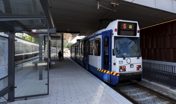 Geen tram 5 komend weekeinde.