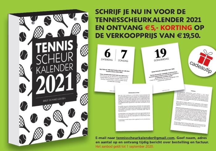afbeelding tenisscheurkalender