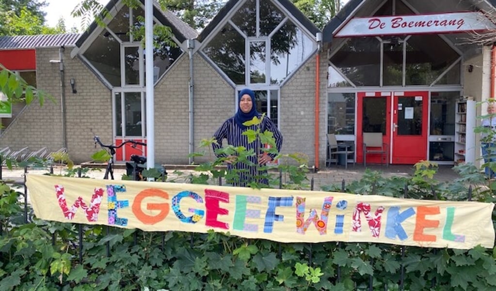 Mimi Jansen is blij dat de Weggeefwinkel in De Boemerang kan blijven.