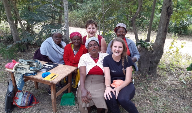 Lonneke Noteboom in Kenia