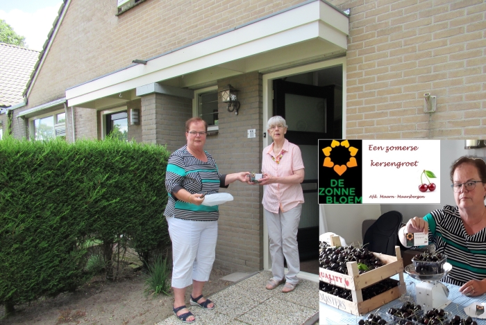 Een kersengroet van de Zonnebloem afdeling Maarn-Maarsbergen