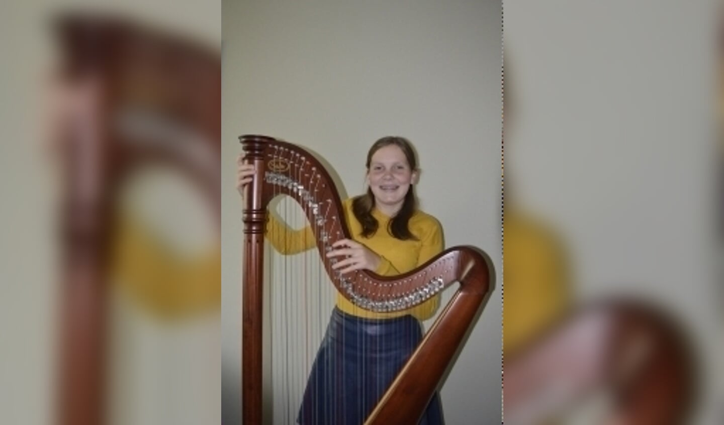 Harpiste Christine van der Sluijs.