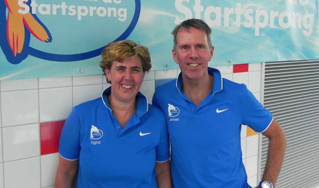 Ingrid Vulto en Jeroen Peek gaan er bij De Startsprong een leuke zwemvierdaagse van maken.