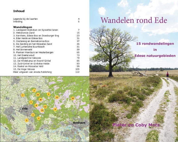 Omslag uitgave Wandelen rond Ede