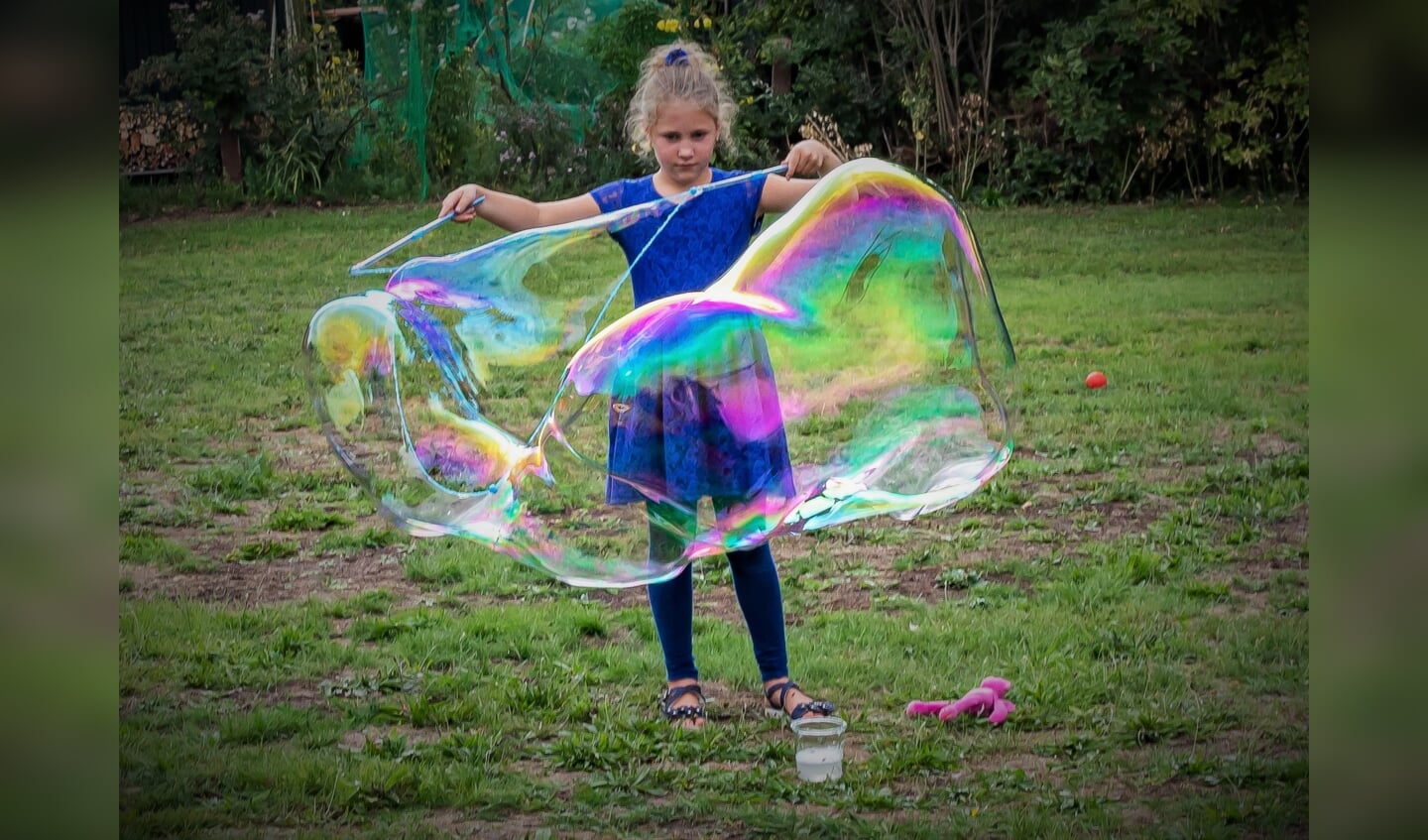 Op de foto staat Loïs van der Wiel, tijdens een verjaardag feestje bij de Keetmolen in Ede.