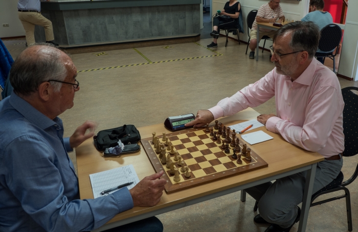 Verslaggever Simon Kadijk (r) had veel tijd voor zijn verslag
