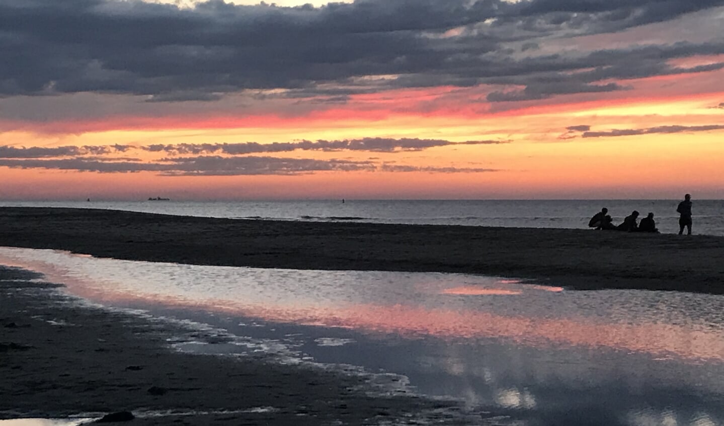 Zonsondergang op Vlieland.