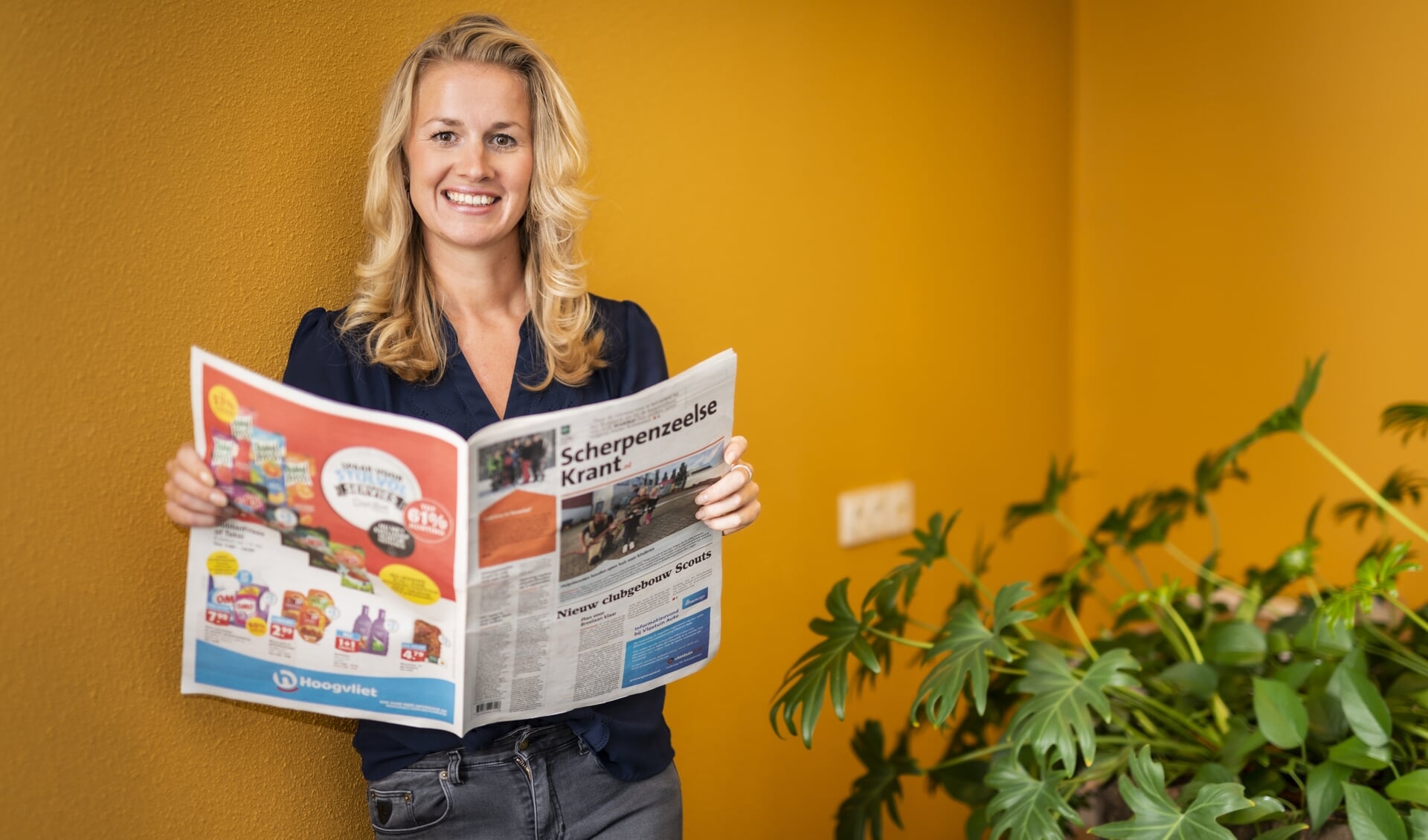 Mieke Westerink: ,,De krant lezen is een van mijn hobby's.''