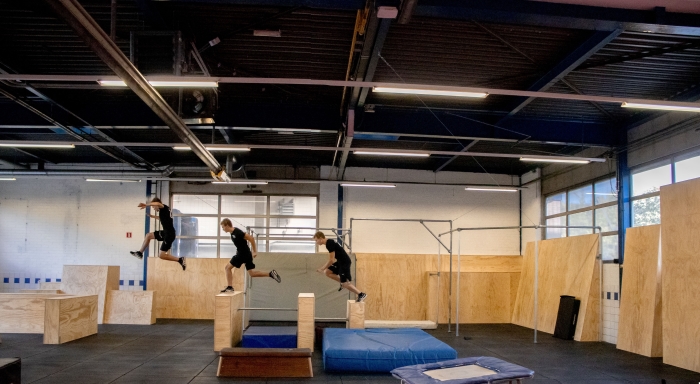 parkour hal sport fysiek