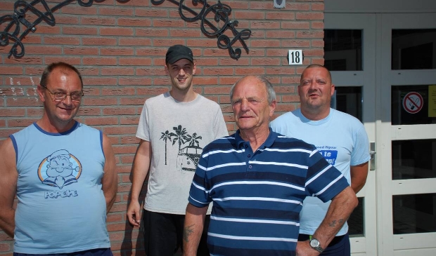 Frans van Zoeren, Vincent van Zoeren, Jaap Kwak en Dirk Magré (vlnr).