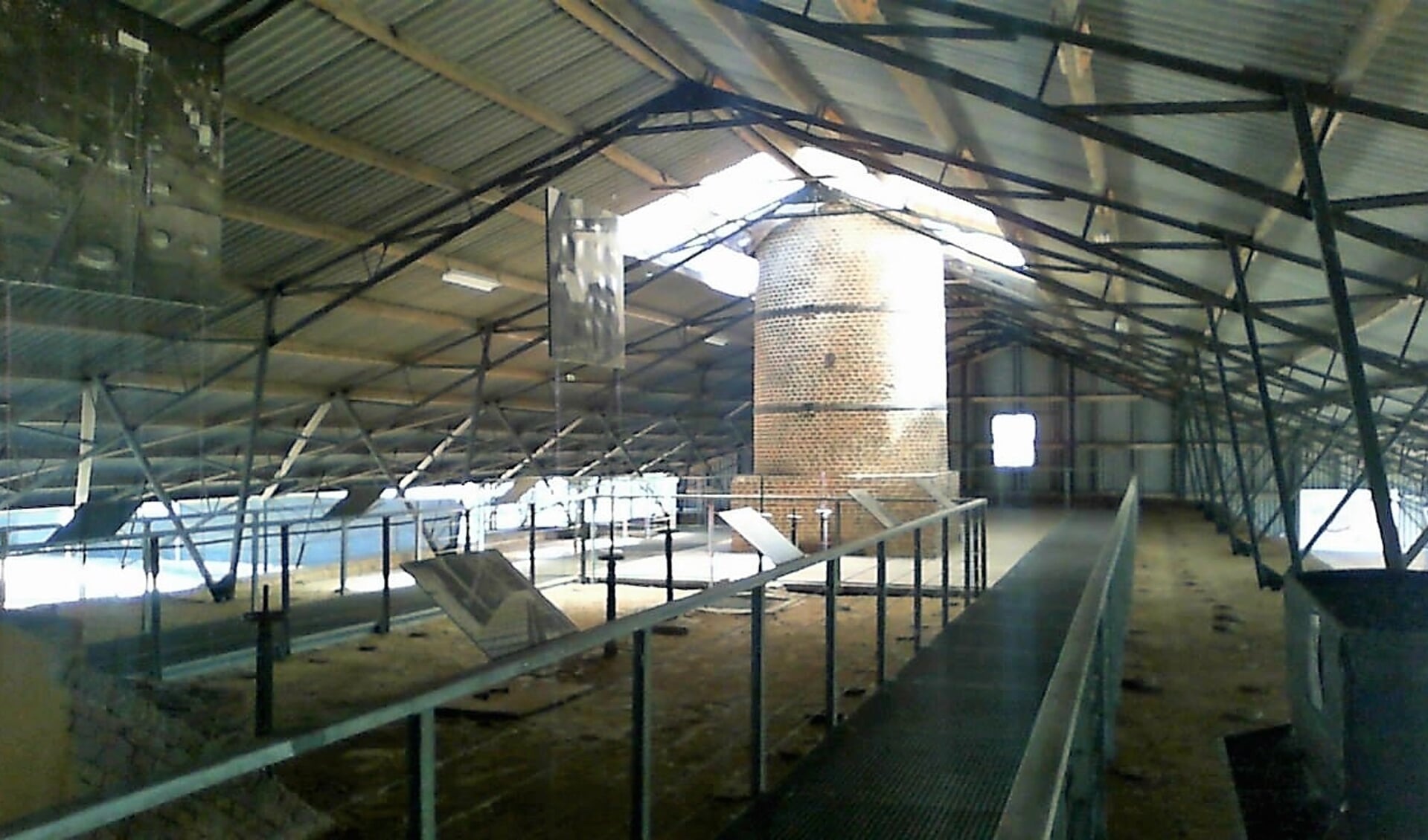 De bovenverdieping van de Steenfabriek