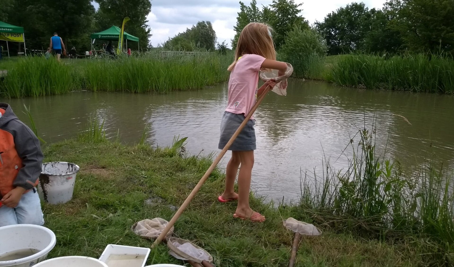 Waterdiertjes vangen