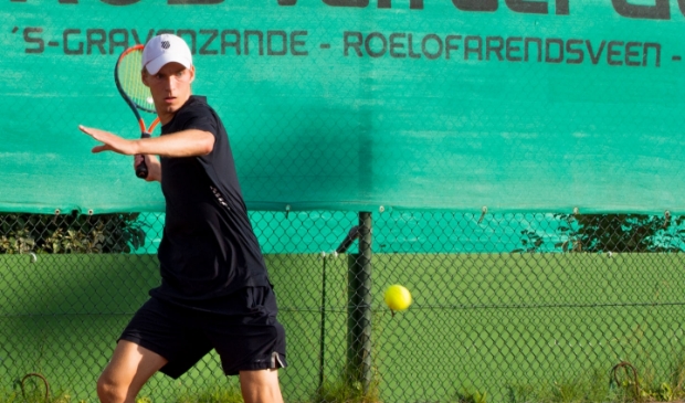 Marnix van Dalen in actie op het Haarlemmermeer Open Toernooi.