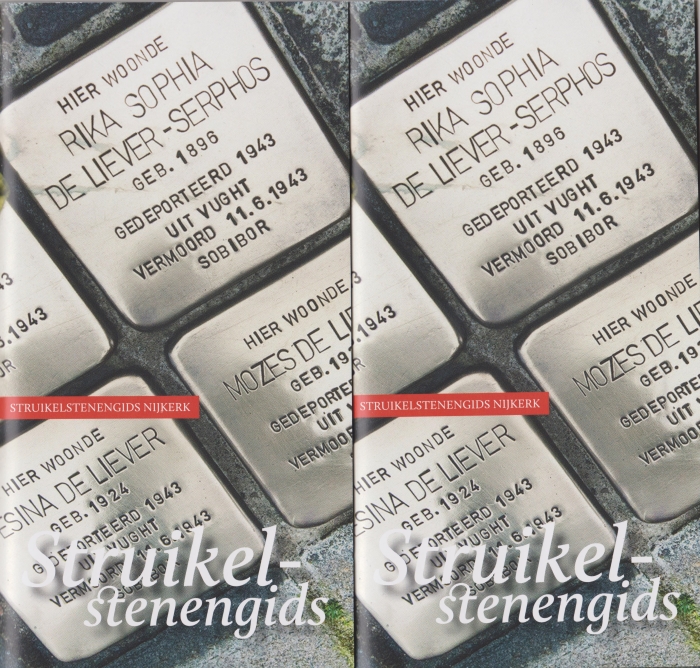 De werkgroep Struikelstenen Nijkerk heeft een nieuwe wandelgids gemaakt.