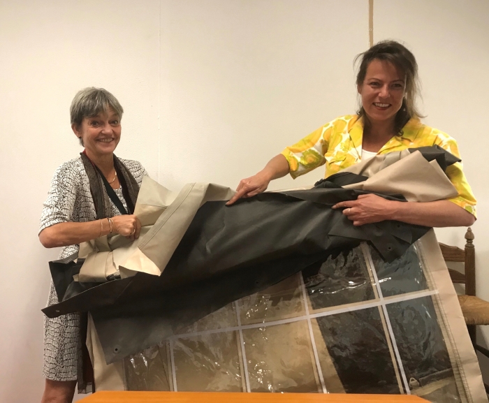 Bungalowtent wordt recyclebare afvalzak