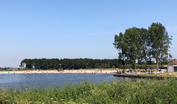 De Ouderkerkerplas, afgelopen zondag.