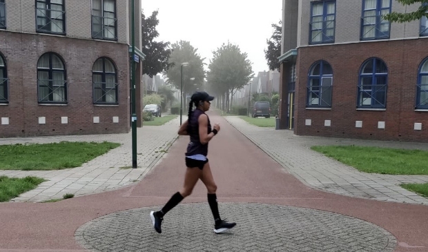 <p>Tania Thijssen in actie</p>
