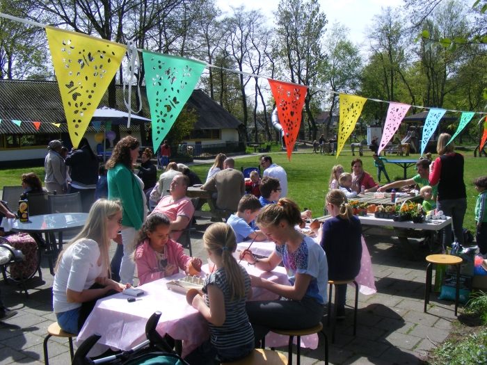 Feest op de kinderboerderij