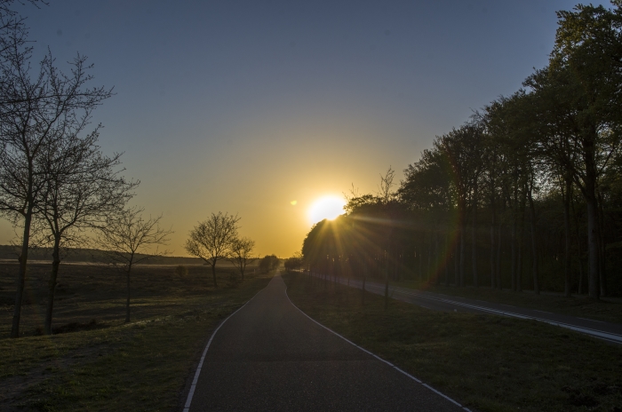 zonsondergang ginkelse heide