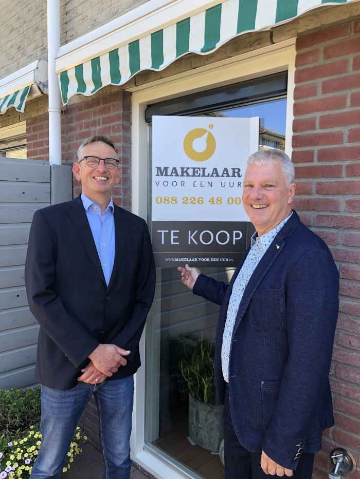Willem van der Heijden (r) en Andries Potter