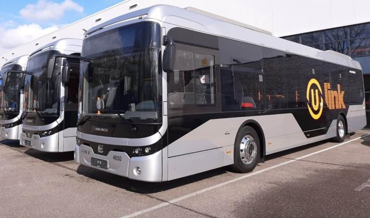 nieuwe elektrische bussen van leverancier Ebusco voor U-OV