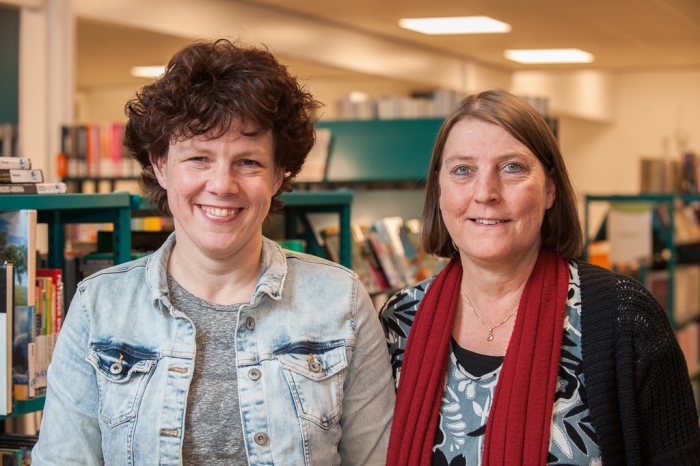 Gastvrouwen Sanne van der Zee en Suzanna Kleijn